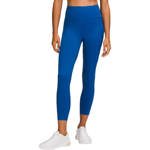 Lululemon Fast and Free High-Rise Tight 25" Size 16 NWT Symphony Blue - Picture 1 of 6